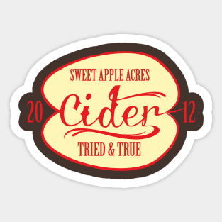 Sweet Apple Acres Cider Sticker